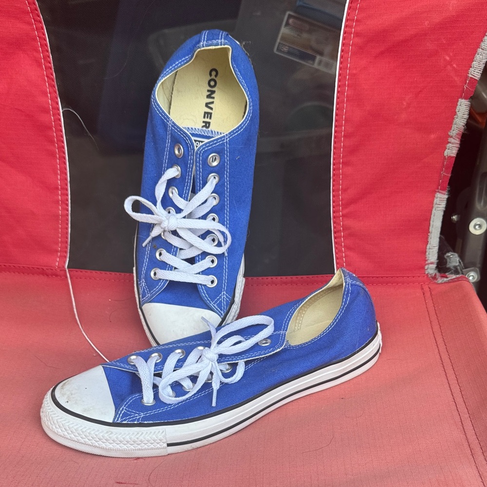 Converse Classic Blue Canvas Sneakers